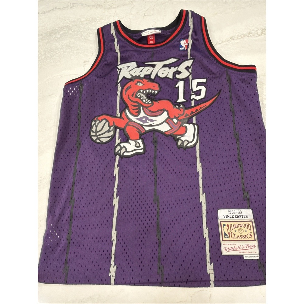 Mitchell & Ness Toronto Raptors Vince Carter Jersey Swingman Youth Size Large